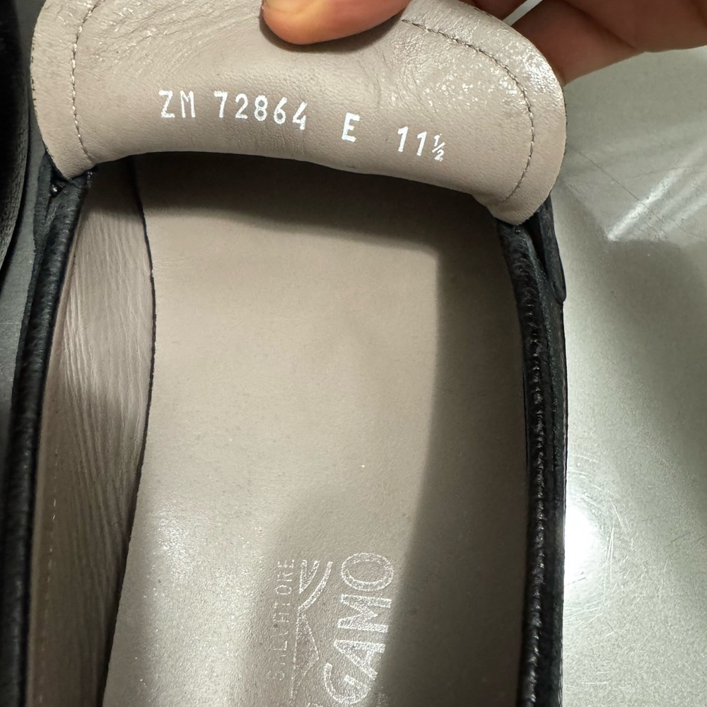 Ferragamo Men's Front 4 Leather Drivers